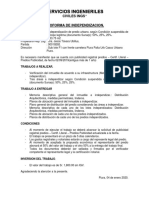 Proforma de Independizacion Servicios Ingenieriles