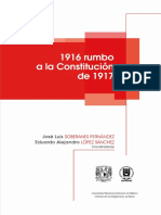 1916 Rumbo A La Constitución de 1917 PDF