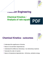 Week 2 Chemical Kinetics Analysis of Rate Equation