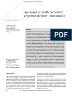 Pundir Et Al 2009 - Estimation of Age Based On Tooth Cementum Annulations Using Three Different Microscopic Methods