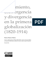 Crecimiento, Convergencia y Divergencia en La Primera Globalización (1840-1914) PDF