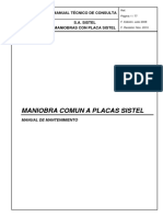 Maniobra Comun Placa Sistel PDF