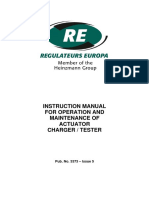 PUB - 3373 - Actuator Charger & Tester - Instruction Manual - Issue 5