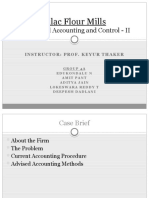 Lilac Flour Mills: Managerial Accounting and Control - II