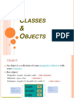 Classes and Objects