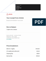 Your Receipt From Airbnb PDF