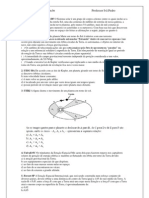 Lista de Gravitação Universal I