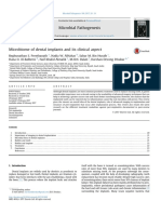 Microbiome of Dental Implants and Its Clinical Aspect