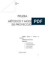 Prueba Métodos y Modelos de Proyección