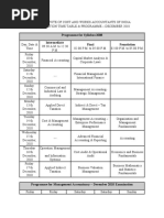 Programme For Syllabus 2008 Intermediate Final Foundation