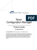 Tenor Config Manager Users Guide