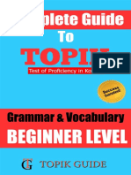 Complete Guide To TOPIK Grammar - Unknown PDF