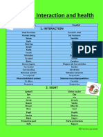 Vocabulary of Interaction and Health