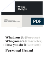 Personal Brand Worksheets