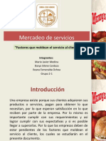 Factores Que Moldean El Servicio Al Cliente WENDYS