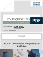 HCP Et L'évaluation Des Politiques Publique