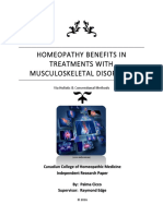 Homeopathy Benefits in Treatments With Musculoskeletal Disorders Via Holistic Conventional Methods by Palma Cicco PDF