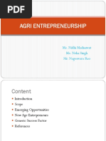 Agri Entrepreneurship