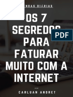 7 Segredos para Vender Muito Na Internet Hoje