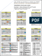 Calendario Escolar Le Petit - Fundamental I - 2020 PDF