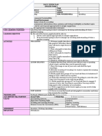 Daily Lesson Plan FM 1, FM 2