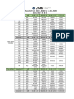 Time Table Sem - II & IV Form 06.01.2020 To 11.01.2020