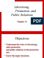 Advertising, Sales Promotion, and Public Relations