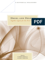 (Topics in Historical Philosophy) Karen Houle, Jim Vernon - Hegel and Deleuze - Together Again For The First Time-Northwestern University Press (2013)