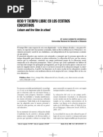 Dialnet OcioYTiempoLibreEnLosCentrosEducativos 2912271 PDF