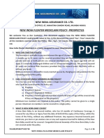 Prospectus New India Floater Mediclaim - Final PDF