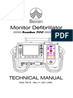 Bexen Reanibex 700 Defibrillator - Technical Manual PDF