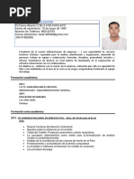 Curriculum Vitae Franco