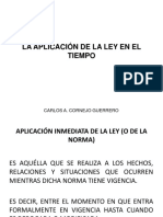 Aplicación de La Ley - Teoría