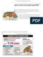 Rs 170 Crore Gurugram Cultural Hub Project Gets MCG Push - Times of India