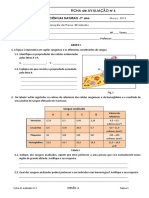 Teste #4 - CN - 9º Ano V.A