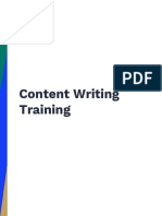 Content Writing Training Brochure PDF