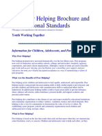 Peer Helping Brochure and National Standards