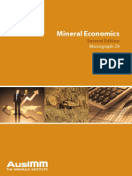 Mineral Economics 2nd Ed. Monograph 29. AUSIMM