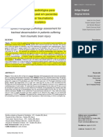 Artigo Avaliação Fonoaudiológica para Decanulação Traqueal em Pacientes Acometidos Por Traumatismo Cranioencefálico