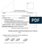 DIAGNOSTICO - MATEMATICA Correccion