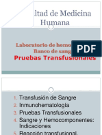 Hemoterapia y Banco de Sangre