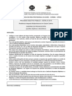 Prova - Residência Biomedicina - UFRGS - 2015 PDF