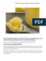 Ghee Saturated Fat: Fat in Ghee Is A Known Fact: But How It Is Heart Friendly