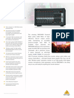 Beh PMP2000D Mixer Brochure