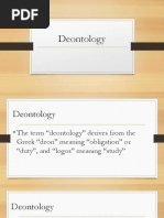 Deontology