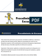 Procedimiento de Excusas