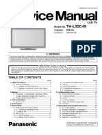 Panasonic th-l32c4s Chassis km10v