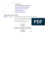 Numerical Analysis Problems and Solutions PART 1 CH 1 To CH 3