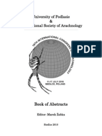 Book of Abstracts - 18th International Congress of Arachnology 2010