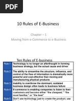 Rules For e Business